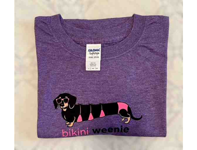 Short Sleeve Unisex Crew Bikini Weenie T-Shirt -- Size LARGE - Photo 1