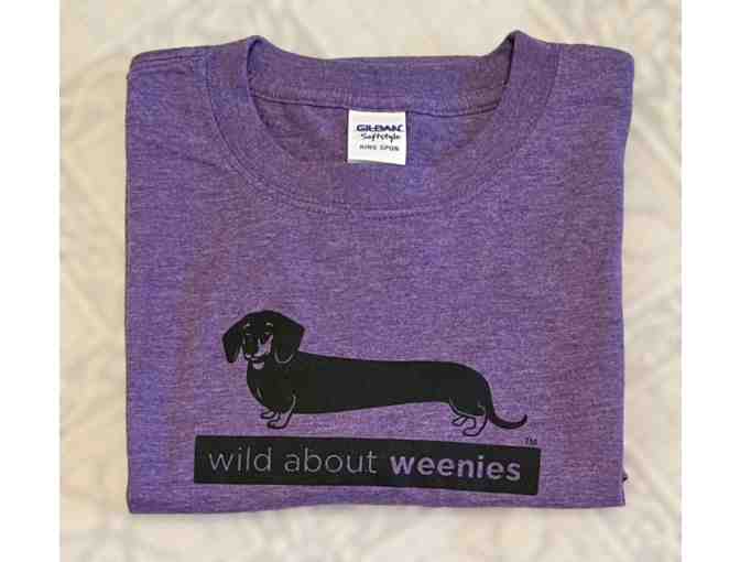 Short Sleeve Unisex Crew Wild About Weenies T-Shirt -- Size LARGE - Photo 1