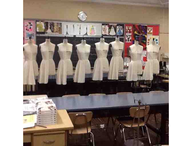 Draping Class with Fashion Design Veteran Instructor Ms. Anita Trottman (2 students)