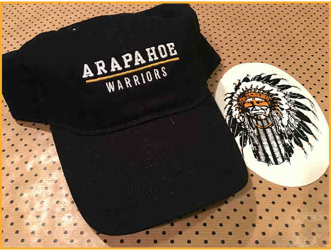 ARAPAHOE PRIDE - Athletic Passes- green street sign- 2 T-shirts- hat- more!