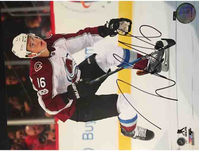 Autographed Colorado Avalanche Photo by JT Compher
