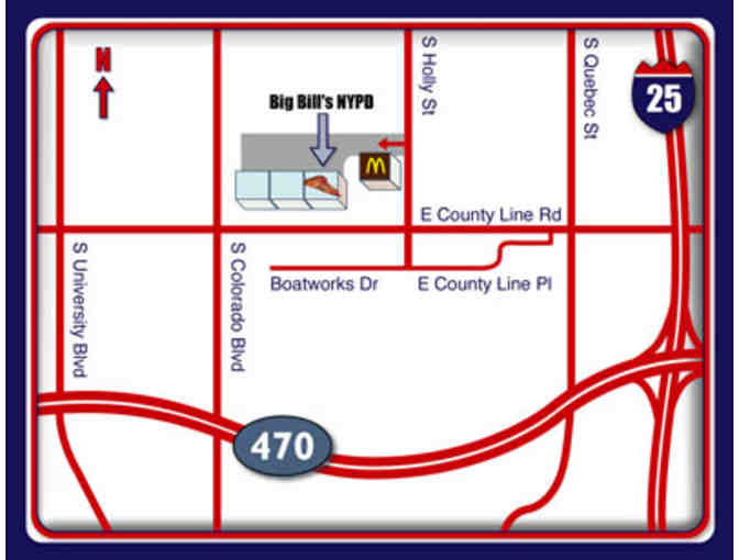 Big Bill's Four Large Cheese New York Pizzas