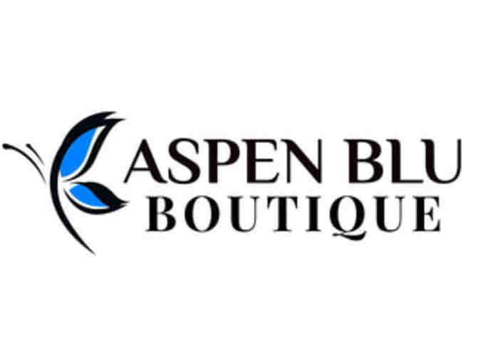 Earrings and Aspen Blu Boutique Gift card Prize Package