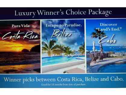 Dream Trip To Costa Rica, Belize or Cabo