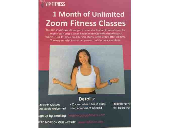 1 month unlimited Zoom Classes - Photo 1