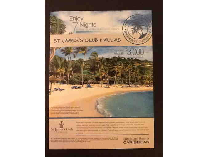 Elite Island Resorts - 7 Nights - St. James's Club & Villas Antigua