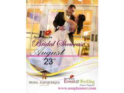 Single Booth Package at August 23, 2015 New Mexico Bridal Showcase!