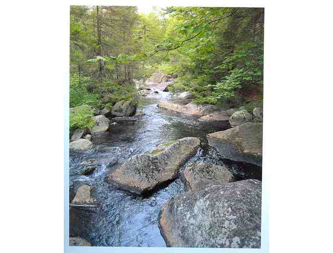 2 Matted Photographs - 1) Cedar Lake and 2) South Lake - Northville Placid Trail