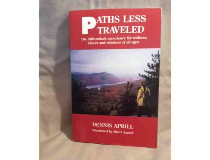 Marmot Day pack, Paths Less Traveled book, and Platypus Hydration pak
