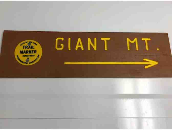 Replica ADK trail sign - Giant Mt.
