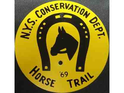 NYS Conservation Dept. Horse Trail marker