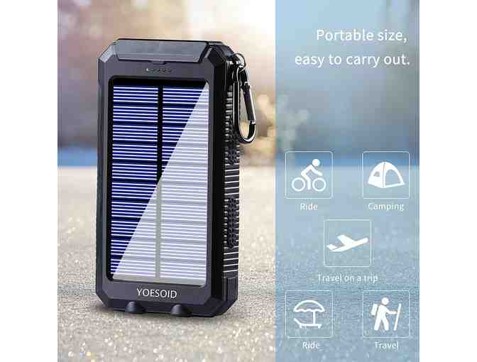 Solar charger, portable power bank