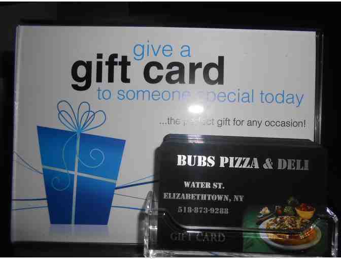 Bubs Pizza & Deli $25 gift card