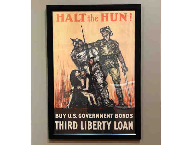 WWI Original Poster 'Halt the Hun'