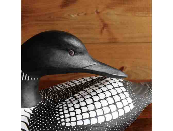 Hand Carved Loon from Dartbrook Rustic Goods