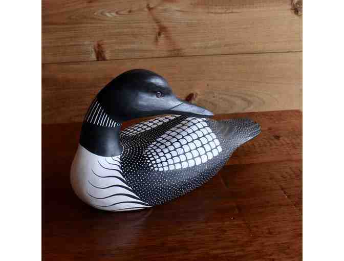 Hand Carved Loon from Dartbrook Rustic Goods