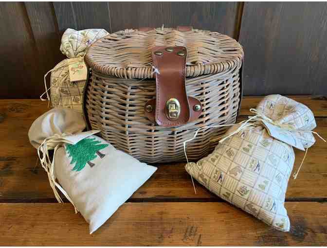 ADK Fishing Basket with Balsam Pillows - Photo 1