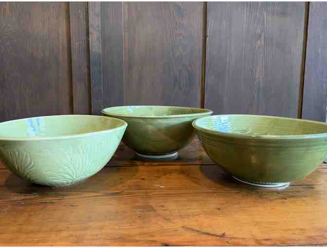 Artisan Pottery - 3 Bowl Set