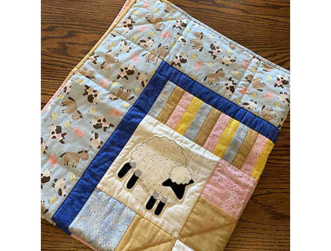 GrammaLou Handmade Crib Quilt