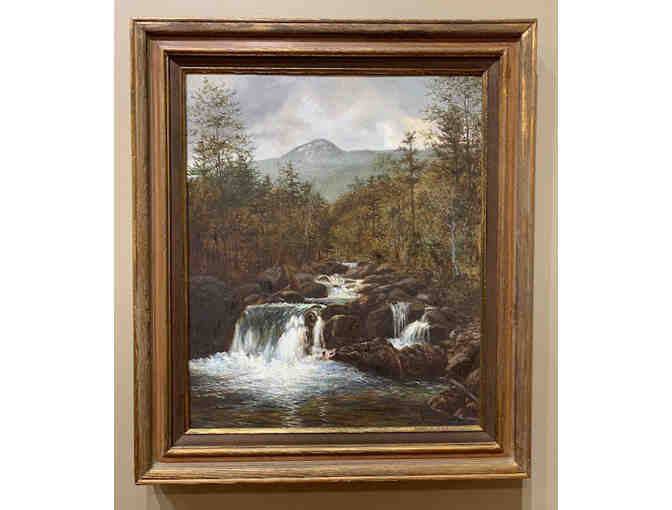 Bruce Mitchell Original Oil Painting 'Noonmark and Ausable River'