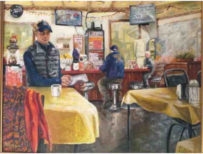 Louise Patinelli set of Four Original Oil Paintings