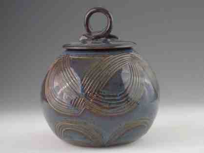Functional Carved Jar w Lid; Inspired Work From Senegal