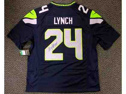 Seattle Seahawks Marshawn Lynch Autographed Jersey
