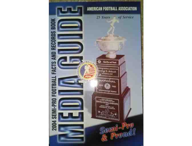 AFA Media Guide 2004 Semi Pro Football Facts & Record Book