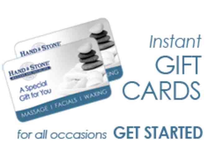 Hand & Stone Massage Gift Certificate