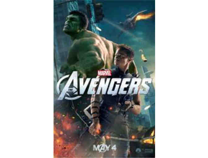 Autographed AvengersA? 16x20 Movie Poster Custom Framed