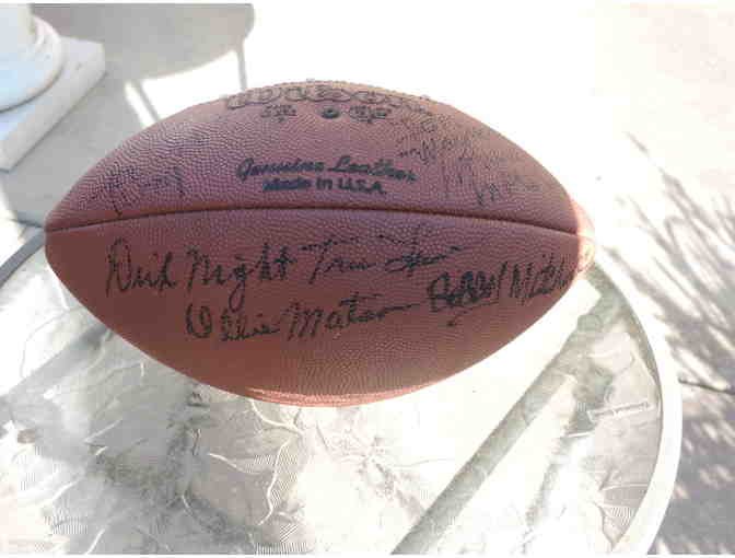 Authentic Autographed NFL Football Signed by NFL Legends