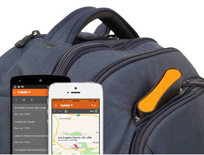 Trakdot Smart Luggage Tracker & 2-Yr Subscription