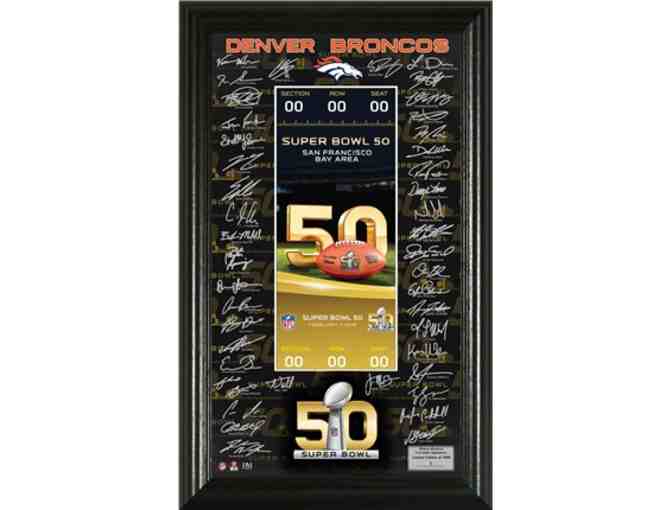 2015 Broncos AFC Champions Signature Package