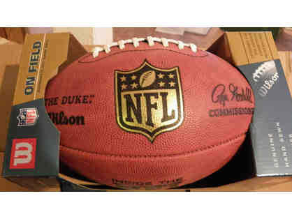 One Case of 6 Official Wilson NFL Footballs - "The Duke"