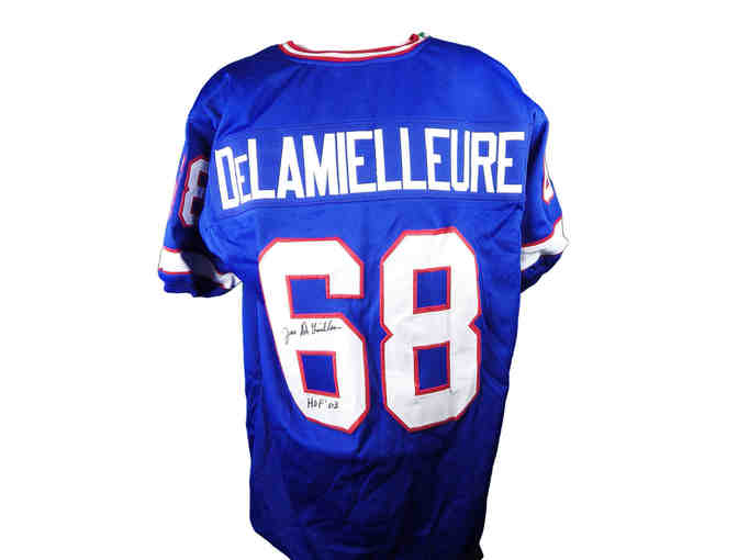 Joe DeLamielleure Autographed Buffalo Bills Football
