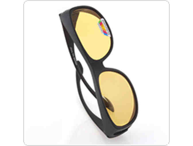 UV 400 Protection PC Material Polarized Light Night Vision Goggles for Night Driving - Photo 1