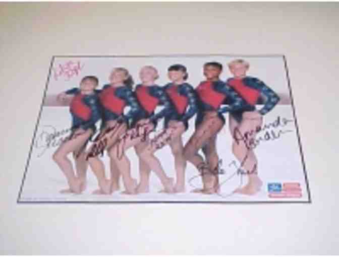 1996 USA Gymnastics Team Autographed Piece - Photo 1