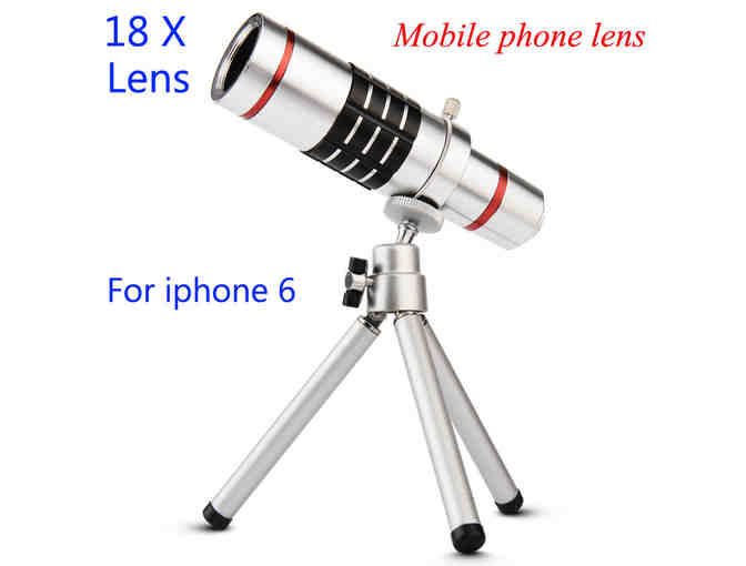 Practical 18x Optical Zoom Telescope Mobile Phone Lens For iphone6 With Tripod Phone Lens - Photo 2