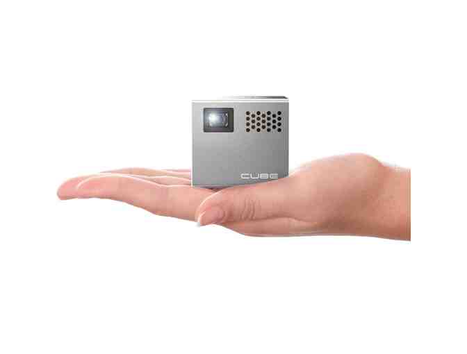 RIF6 CUBE - 2 Inch Pico DLP High-Res Mobile Projector- 120 Inch Display, 20,000 Hour LED - Photo 1