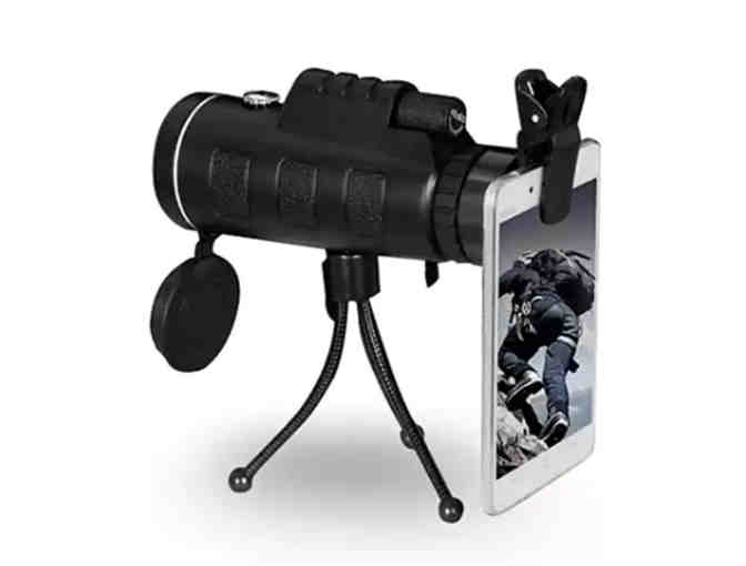 Zoomable 60X Monocular with Smart Phone Attachment - Photo 1