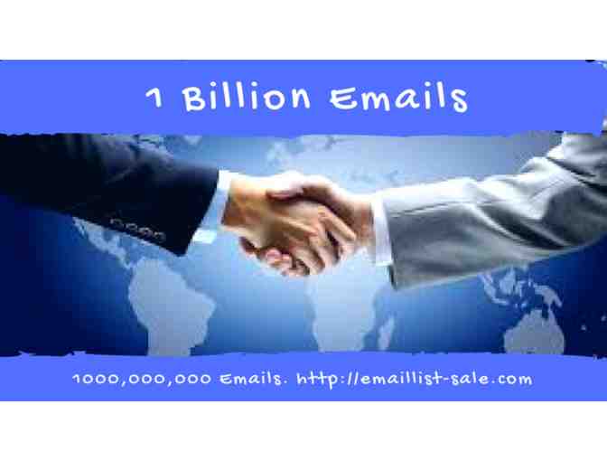 1 BILLION Premium Worldwide Email Database - Photo 1