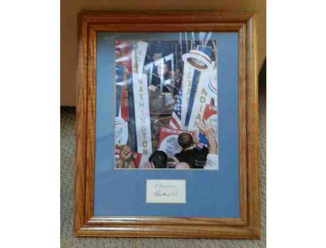 1960 Norman Rockwell JFK Signed Piece - Photo 1