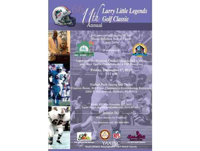11th Annual Larry Little Legends Golf Classic Package  4 Golfers