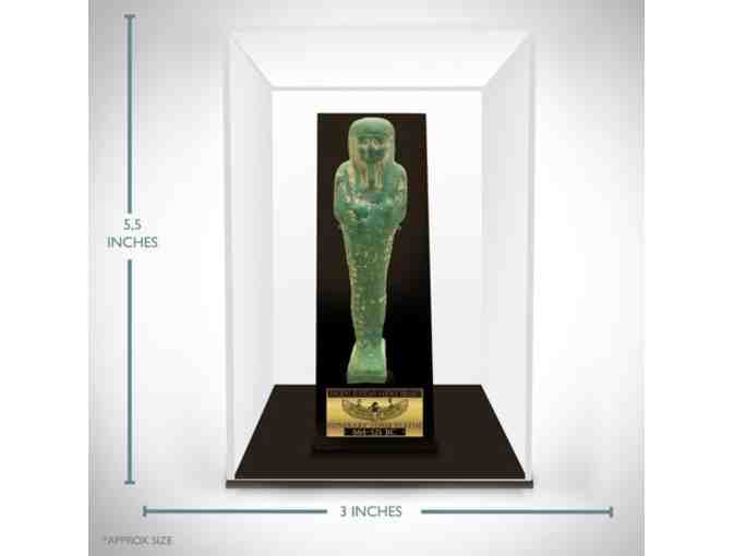 ANCIENT EGYPTIAN AUTHENTIC BLUE GLAZED TOMB STATUE // MUSEUM DISPLAY