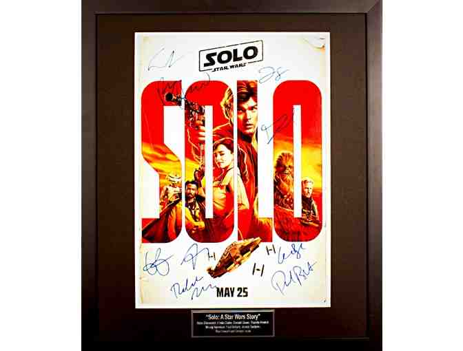'Solo: A Star Wars Story' Autographed 16x20 Movie Poster