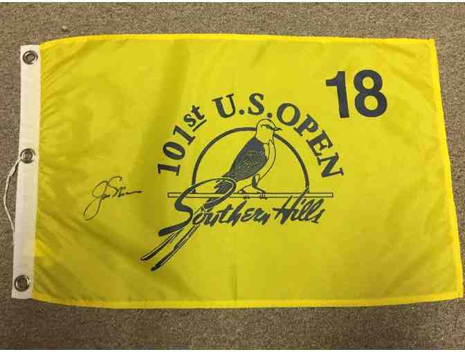 Jack Nicklaus Autographed Golf Flag - Photo 1