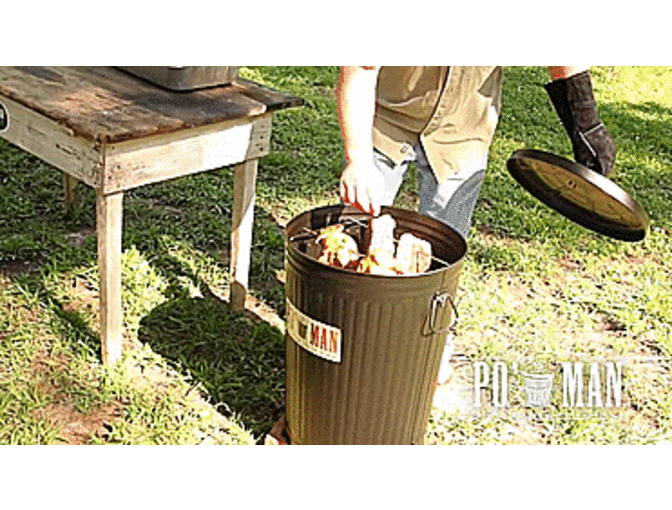 Garbage Can BBQ Grill Lets You Cook Like a Hobo