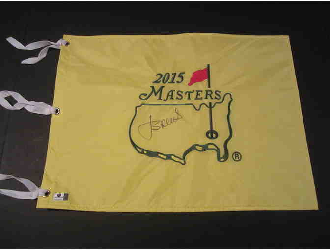 Jordan Spieth Autographed Golf Flag - Photo 1