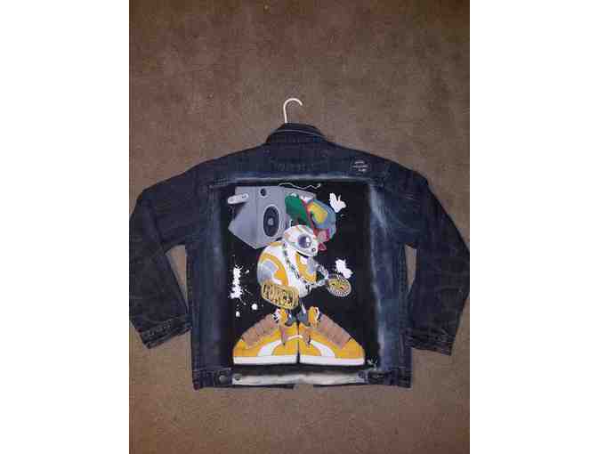 Custom Graffiti Denim Jacket