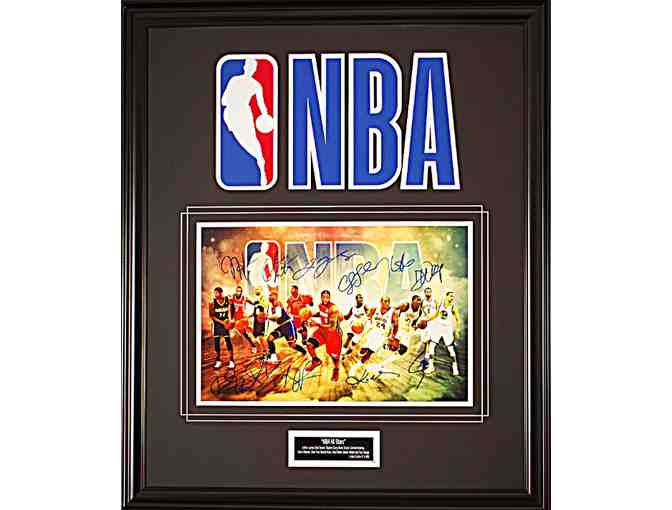 Exclusive Individually Numbered NBA All Stars Limited Edition Autographed 16x20 Photo With